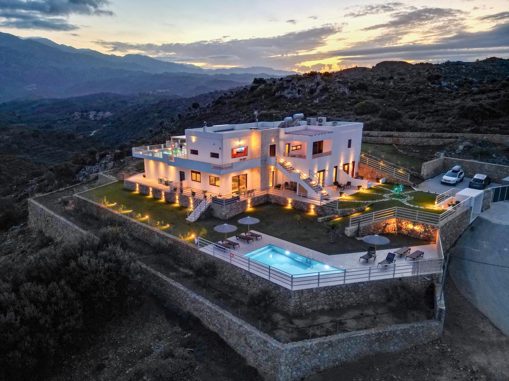 Villa D'Anvers - Luxury Holiday Resort Soúda Ngoại thất bức ảnh